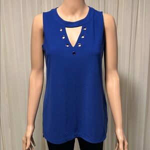 INC Women blue blouse size M🧩